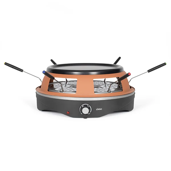 Appareil à pizza pour 6 personnes 1200W DOC304 Livoo