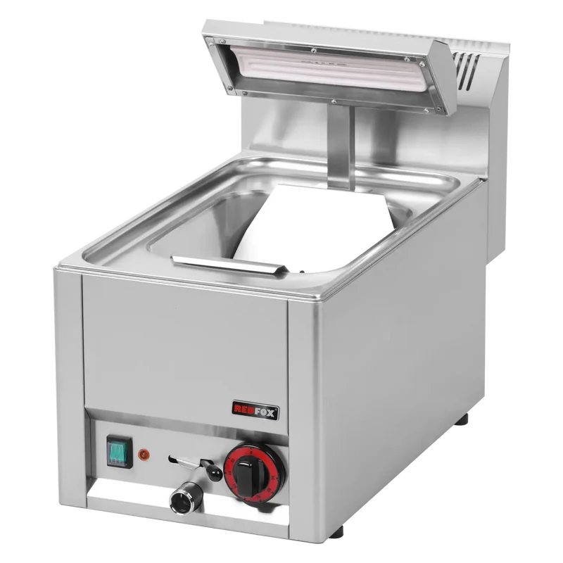 Chauffe-frites électrique avec lampe céramique - 330x600x290mm - 0,85 kW Mono 230V