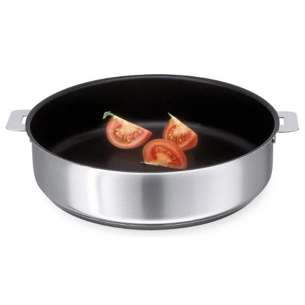 Sauteuse inox antiadhérente Mutine sans manche 28 cm Cristel