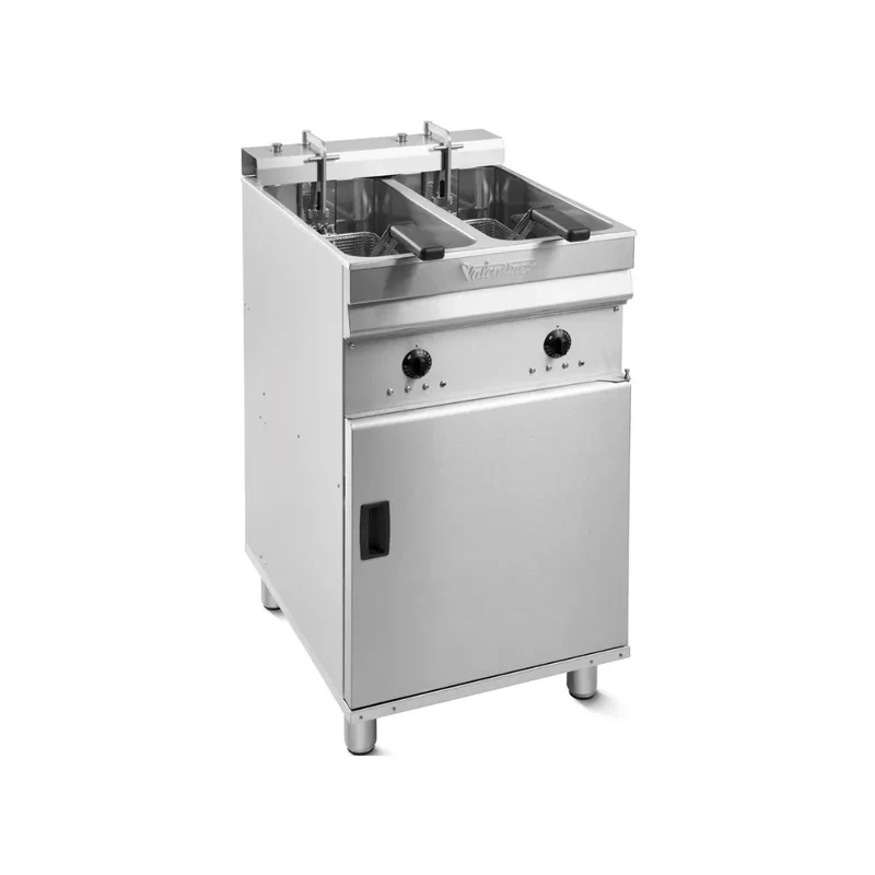 Friteuse électrique sur meuble 2 x 10L 400V
