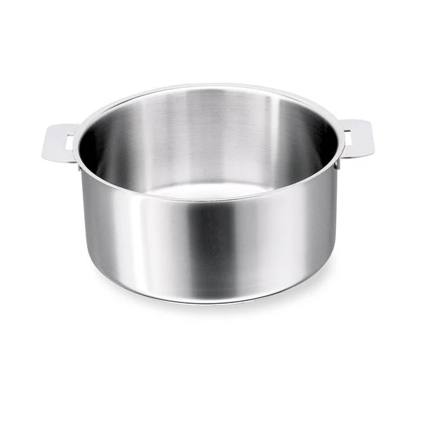 Faitout inox Mutine sans manche 24 cm 5,2 L Cristel