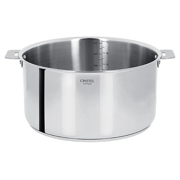 Casserole inox Casteline sans manche 20 cm Cristel