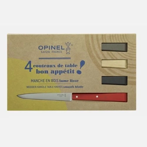 Coffret Bon Appétit – 4 Couteaux de Table - OPINEL