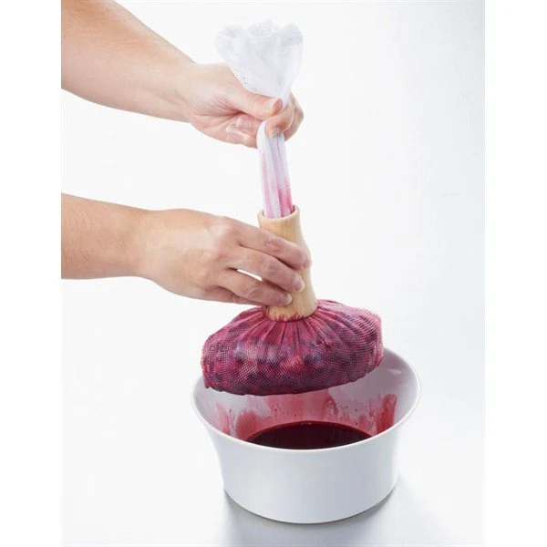 Mousseline à gelée et coulis