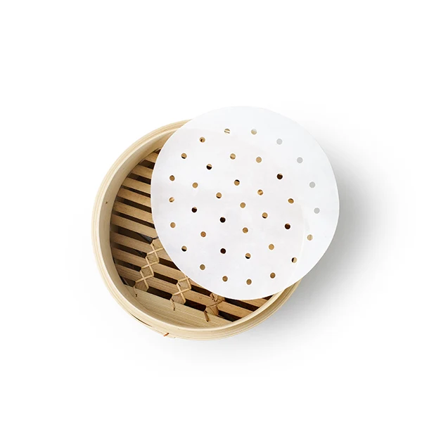Lot de 50 papiers pour panier vapeur 23 cm Ibili