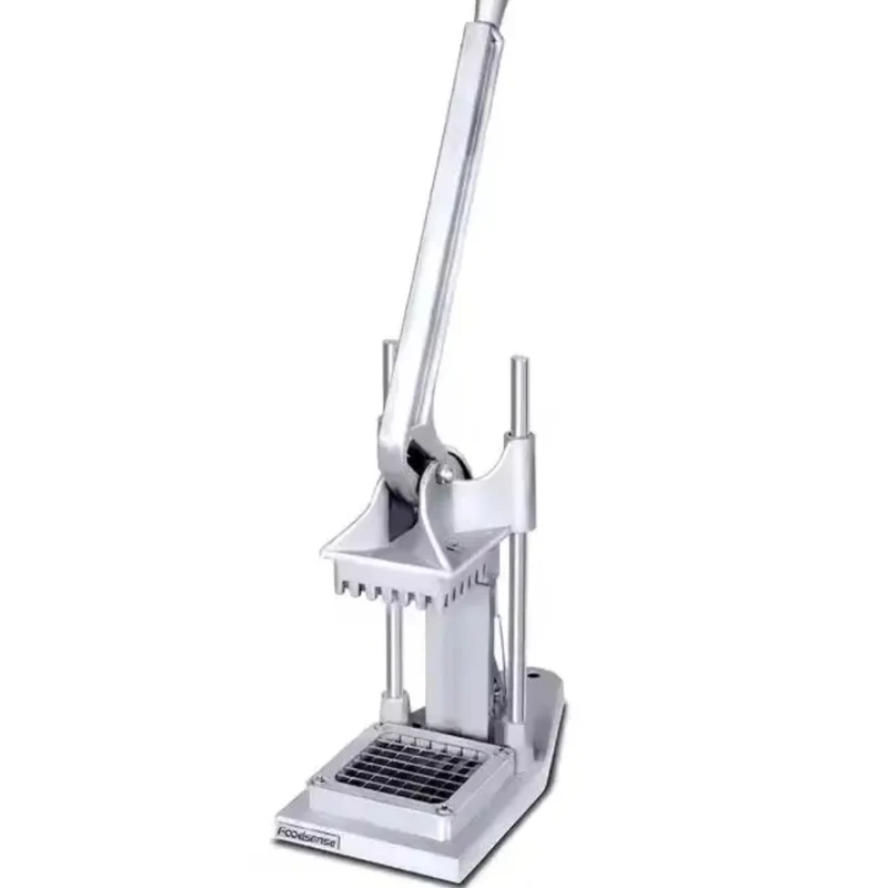 Coupe-frites manuel professionnel inox – Grille 14 × 14 mm