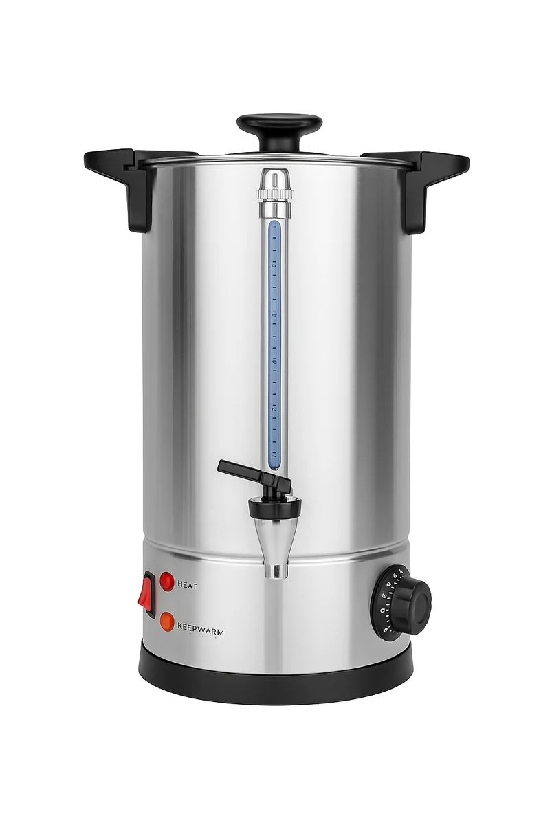 Bouilloire professionnelle inox 10 L avec robinet