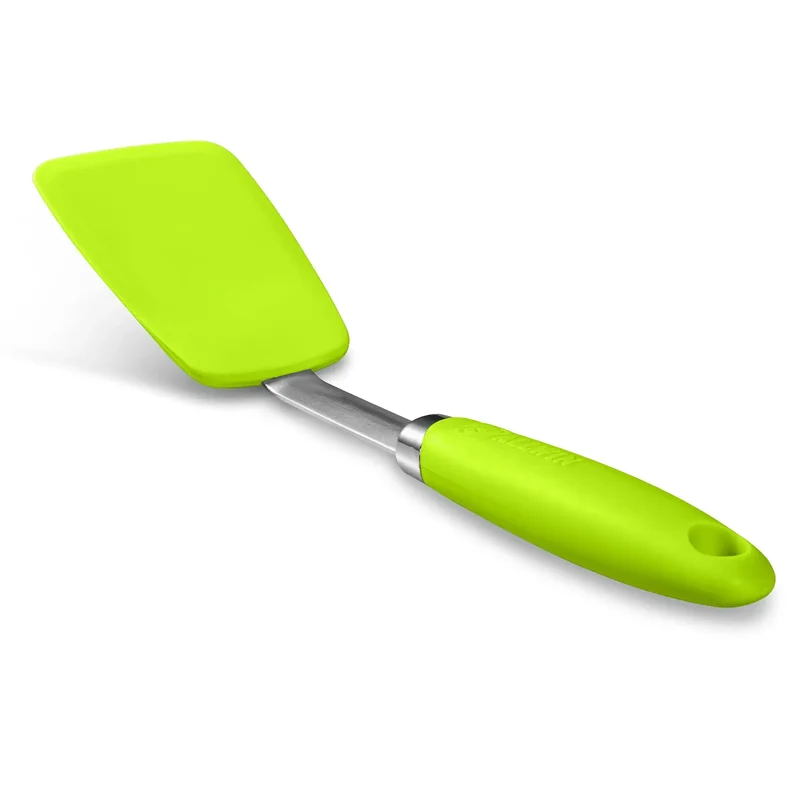 Spatule plate en silicone résistante à la chaleur 260°C – idéale pour le barbecue et les poêle antiadhésives