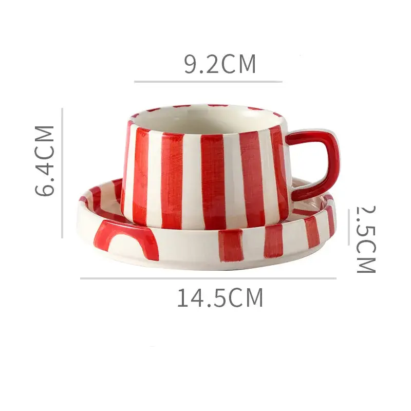 Mug en Porcelaine avec Plateau – 260 ml