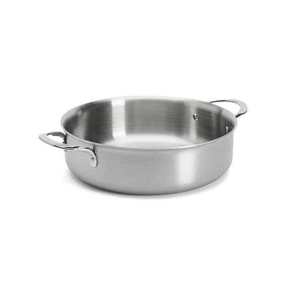 Sautoir droit tout inox Alchimy 28 cm De Buyer