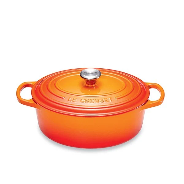 Cocotte fonte ovale volcanique 29 cm Le Creuset