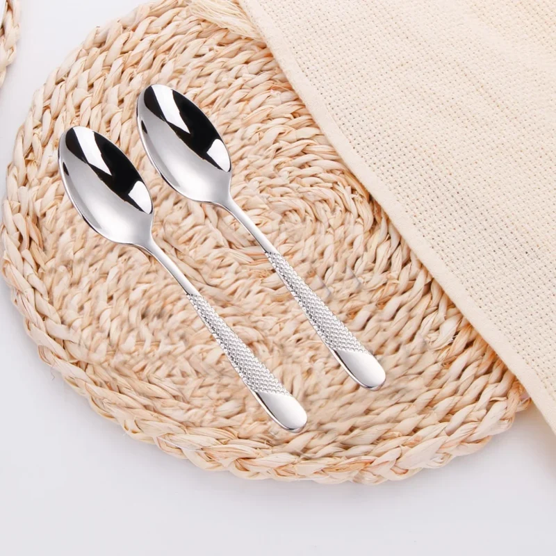 Cuillères à Soupe Luxe Royal – Acier Inox 18/10, 6 Pièces