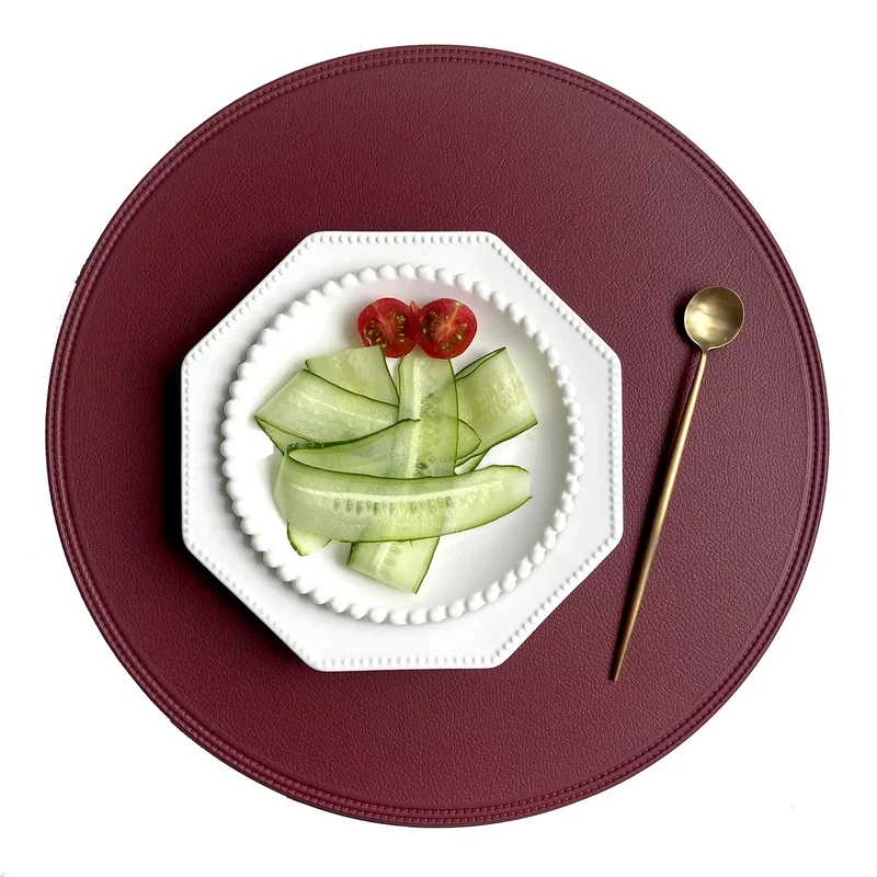 Sets de Table Antidérapants Double Face – Style Américain