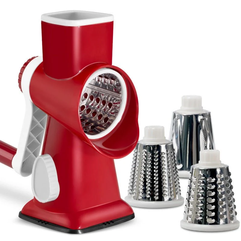 Râpe à fromage rotative inox