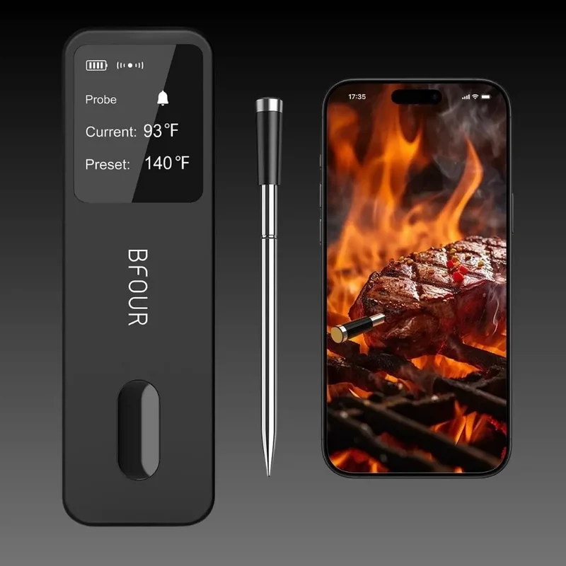 Thermomètre à Viande Sans Fil Bluetooth