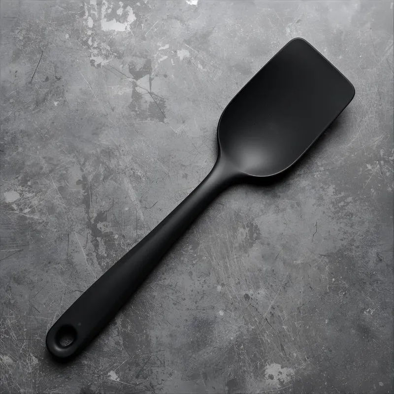 Spatule en silicone noir
