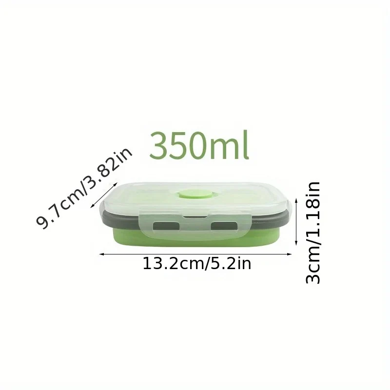 Boîte de conservation pliable en silicone : gagnez de la place au quotidien