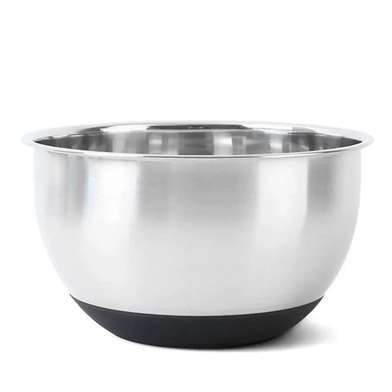 Bol de préparation inox antidérapant avec ou sans couvercle
