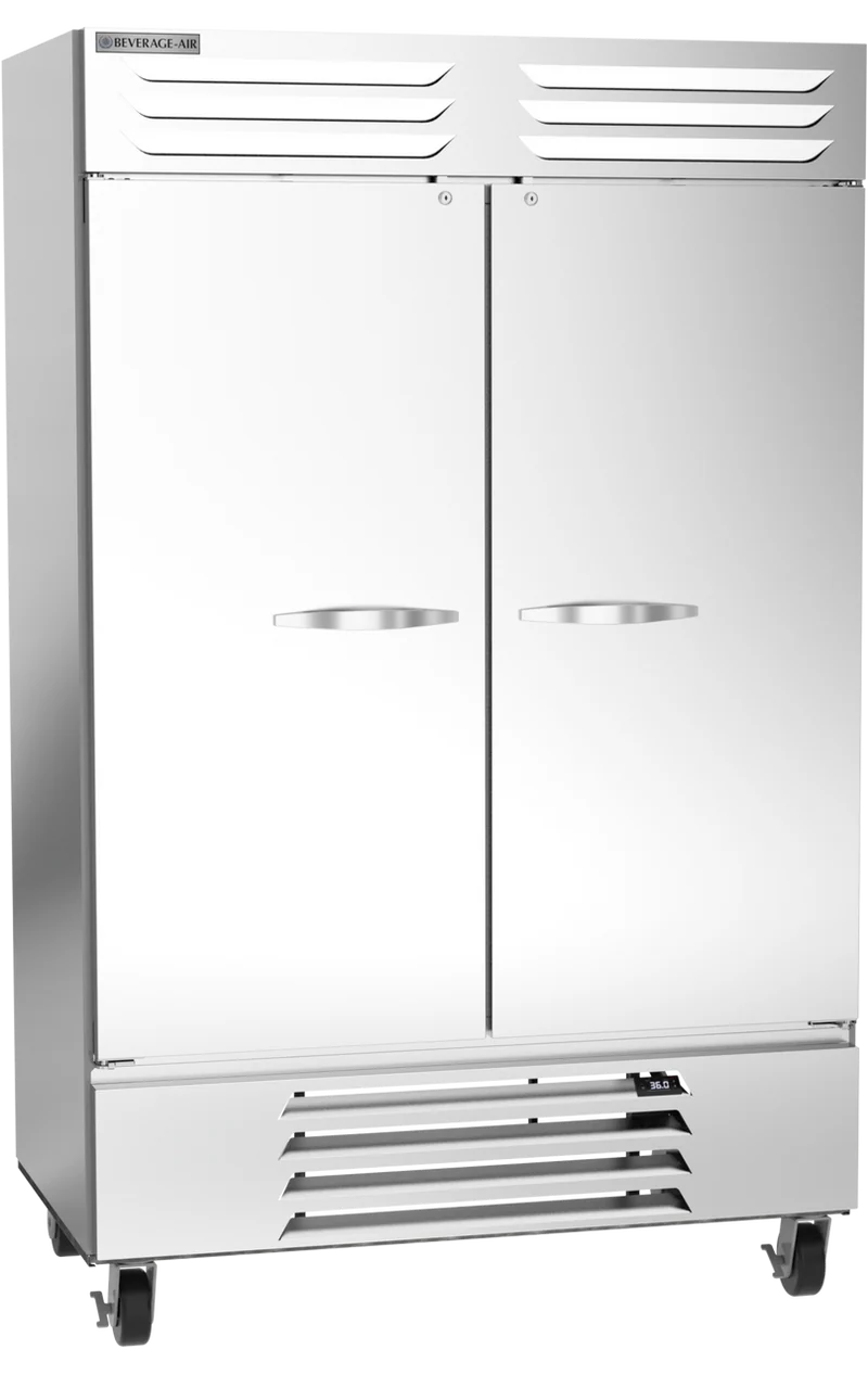 Beverage-Air RB49HC-1S Vista Series Double Solid Door Reach-In Refrigerator, 52", 115V, FINAL SALE