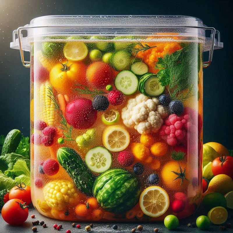 Kit Fermentation Maison – Pot Levain + Kimchi 4L + Guide PDF