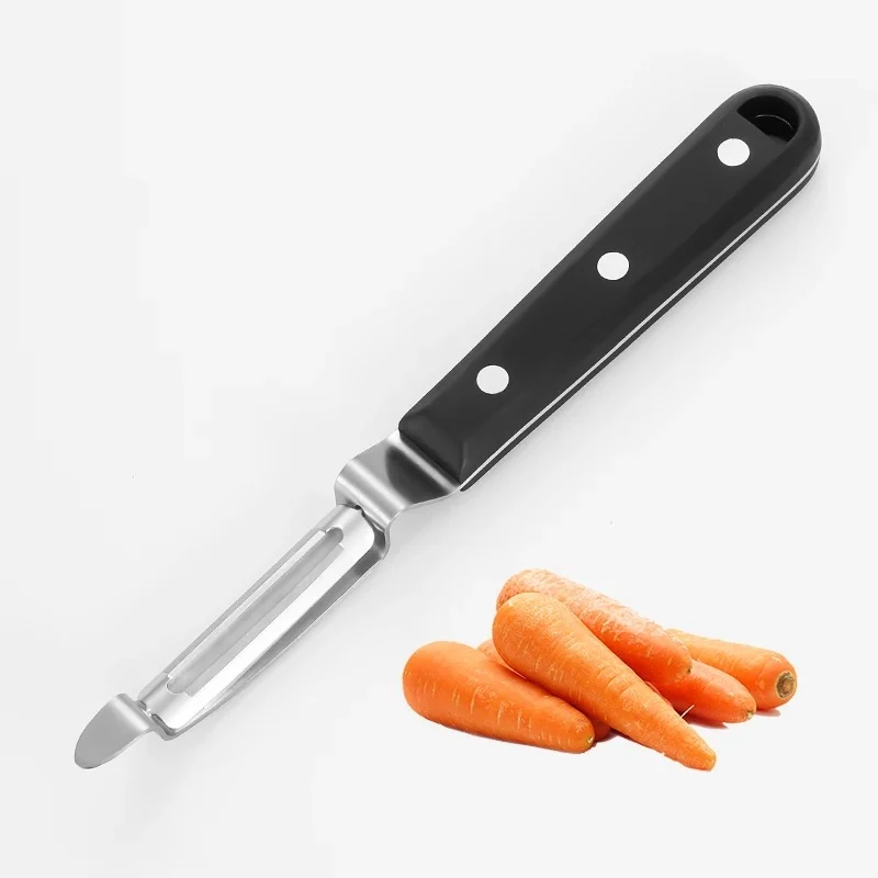 Éplucheur pivotant inox pour fruits et légumes – Économe de cuisine précis pour pommes de terre, carottes et légumes du quotidien