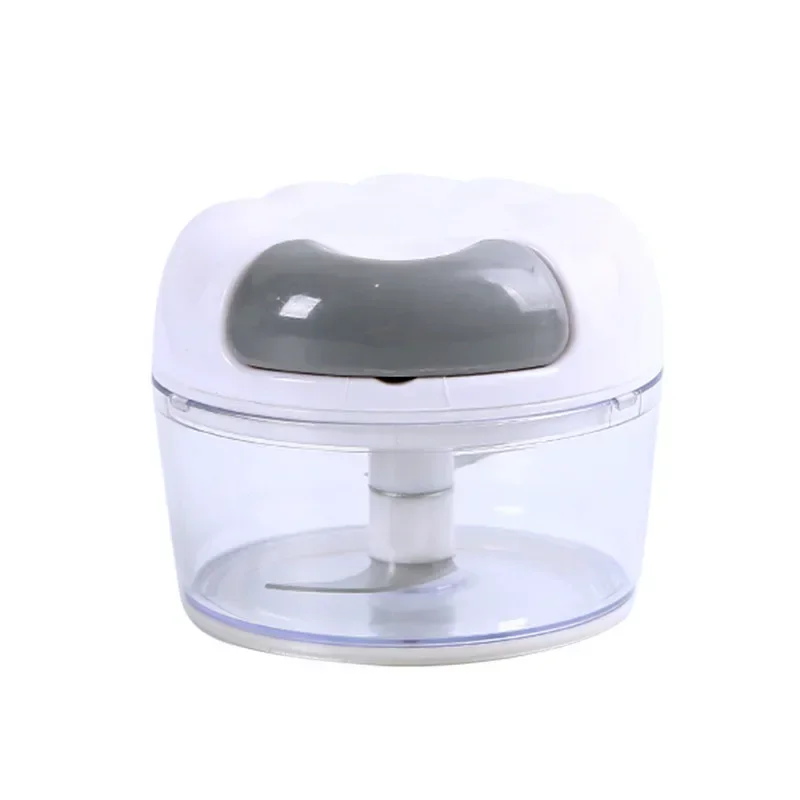 Mini Hachoir Manuel à Ail et Légumes Sans Électricité – Coupe Ail Rapide, Hachoir Tirage Cuisine Compact