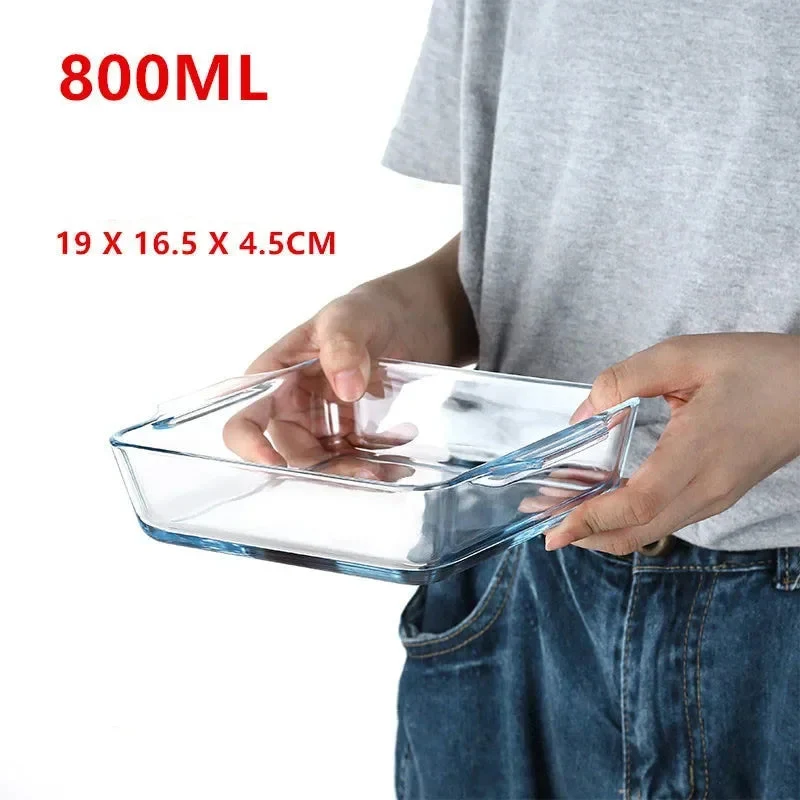 Plat à Gratin en Verre Trempé Grande Capacité – Four, Micro-ondes & Lave-vaisselle