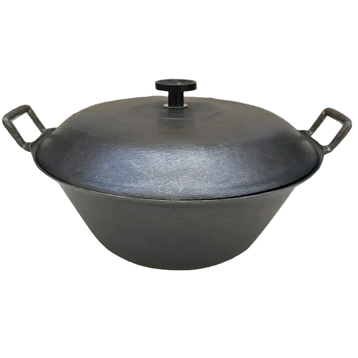 Faitout en Fonte avec Couvercle 28, 32 / 36 cm pour Gaz