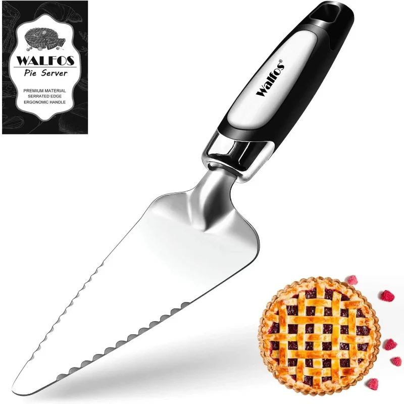 Pelle à Tarte Dentelée en Inox – Serveur à Gâteau