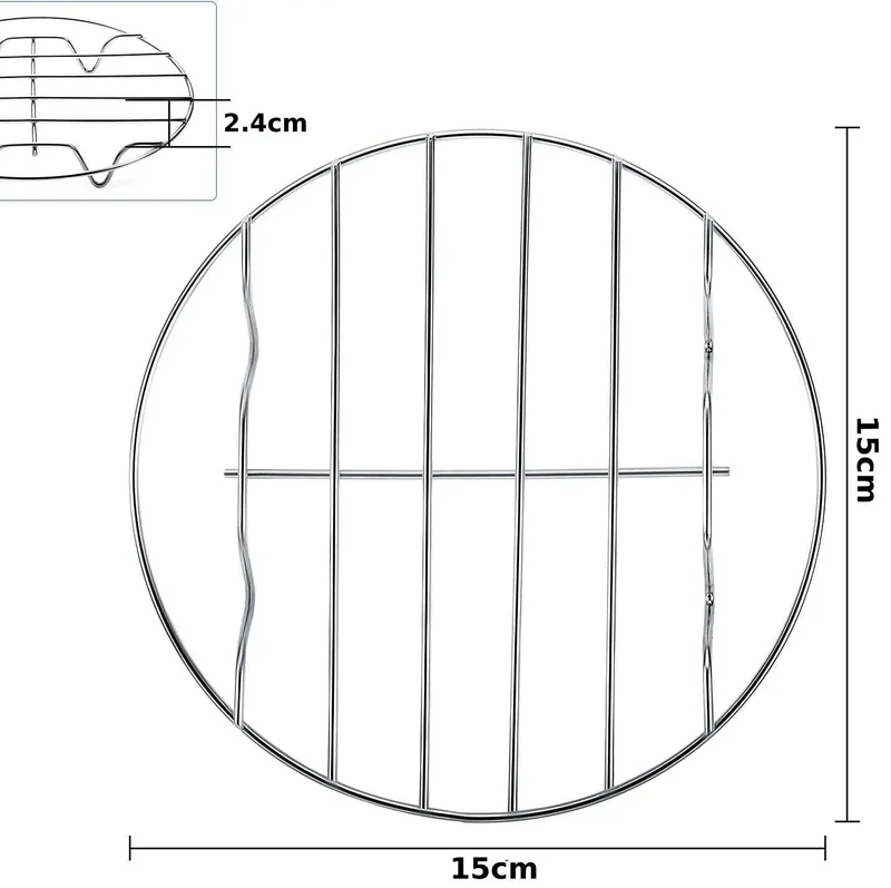 Grille de cuisson multifonction en acier inoxydable