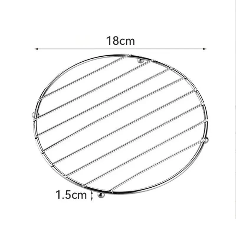 Dessous-de-plat inox multifonction pour casserole et poêle