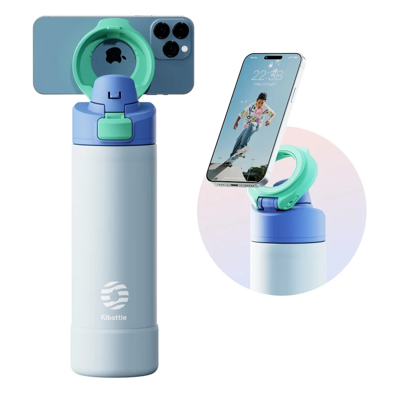 Bouteille isotherme inox avec support téléphone intégré – 710 ml ou 950 ml