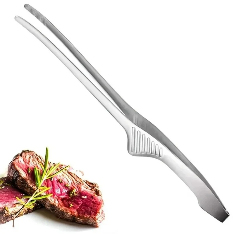 Pince de cuisine en inox autoportante