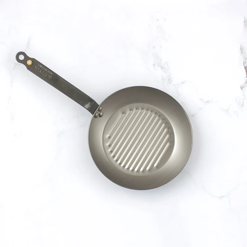 Poêle ronde grill en fer