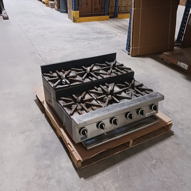 Garland UTOG36-SU6 U.S. Range Countertop Gas Range, Step Up with 6 Burners, Natural Gas, SCRATCH & DENT FINAL SALE