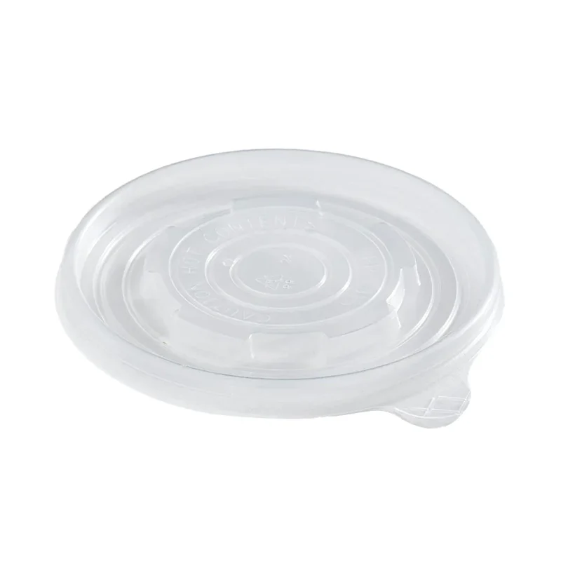 Globe Compostable Bowl Lids, for 12-32 oz, CLPA (500-pack)