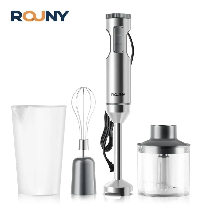 Mixeur plongeant multifonction 1000W en acier inoxydable : l'allié polyvalent de votre cuisine
