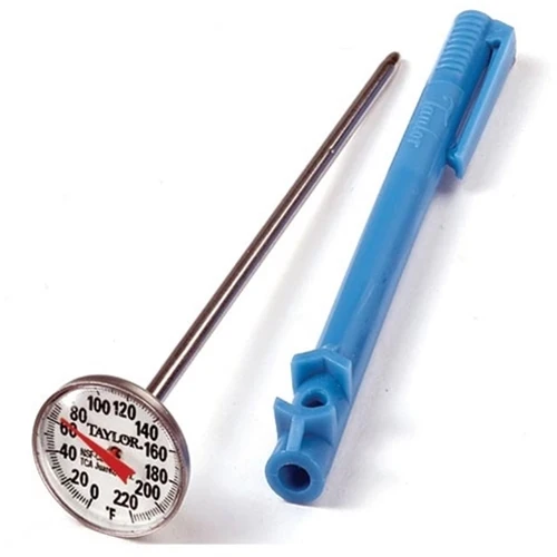 Taylor Instant Read Dial Pocket Thermometer, 1" Dial