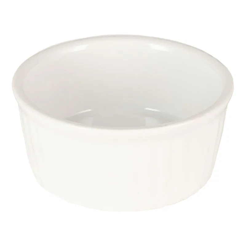 Rabco Ramekin, 5 oz, White Ceramic
