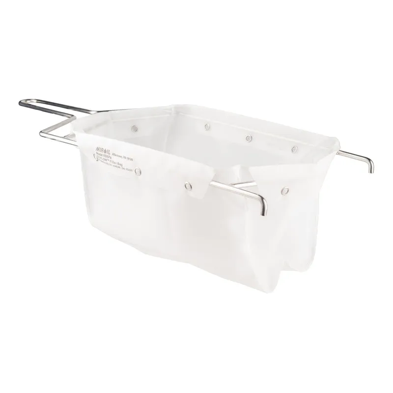 Miroil EZ Flow Series Filter Assembly, Filter Bag and Holder Frame, 70 lb Oil Capacity