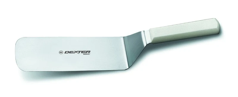 Dexter Basics Turner, 8" x 3" Blade, White Handle