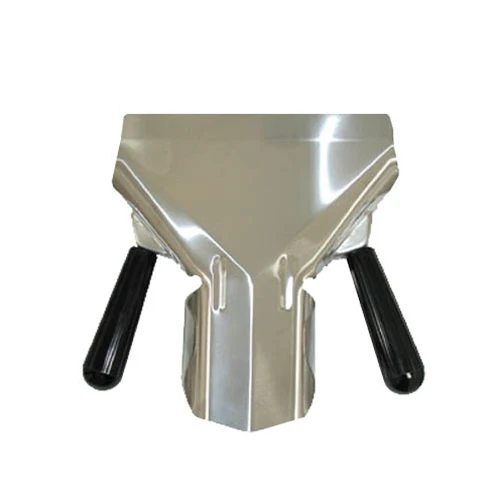 Johnson Rose French Fry Bagger Scoop, Removable Dual Handles, Stainless Steel, FINAL SALE