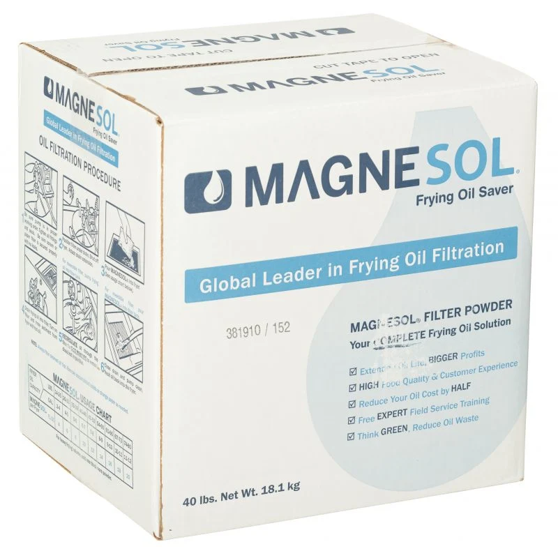 General Filtration Magnesol Fryer Oil Saver, 40 lb Box