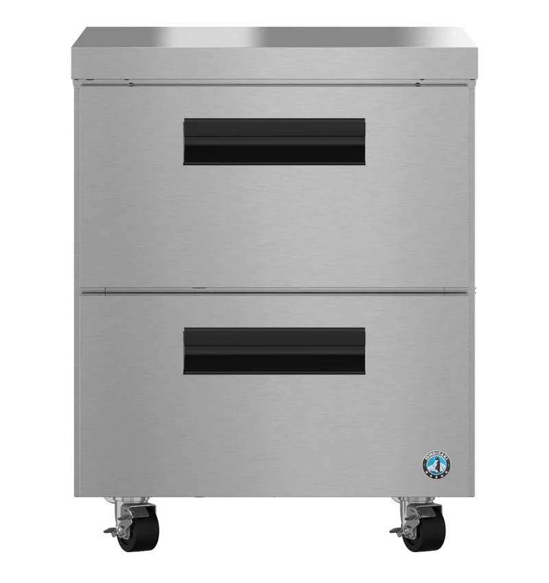 Hoshizaki UR27B-D2 Undercounter Refrigerator, 2 Drawers, 27", 115 V