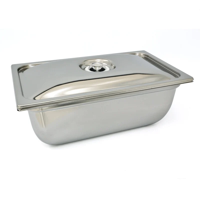 Sammic Vac-Norm Container, Half Size, 6" Deep, Stainless Steel