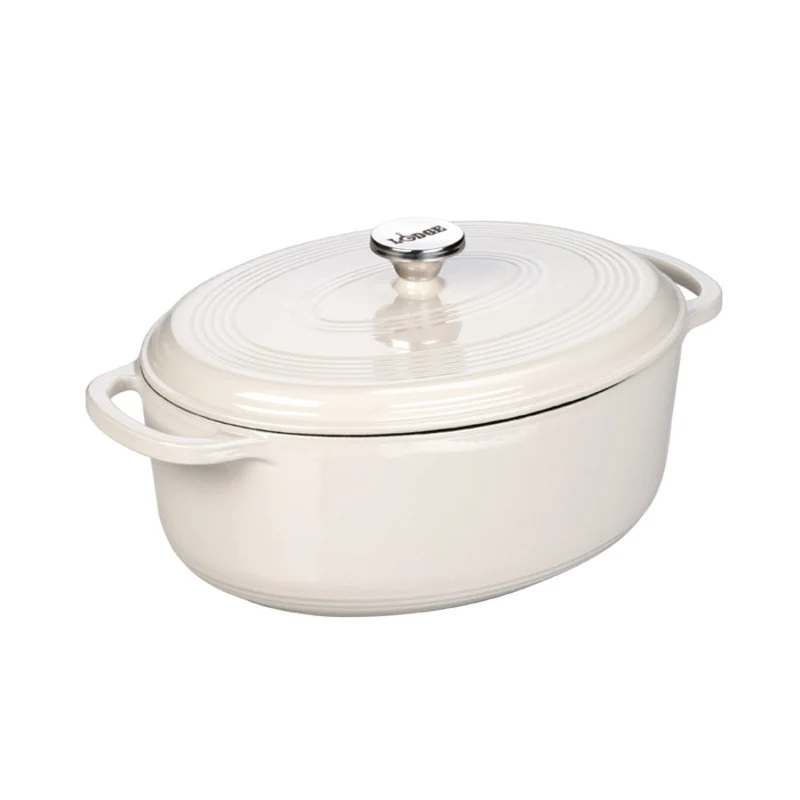 Lodge Oval Dutch Oven, 7 qt, Enamel Cast Iron, FINAL SALE
