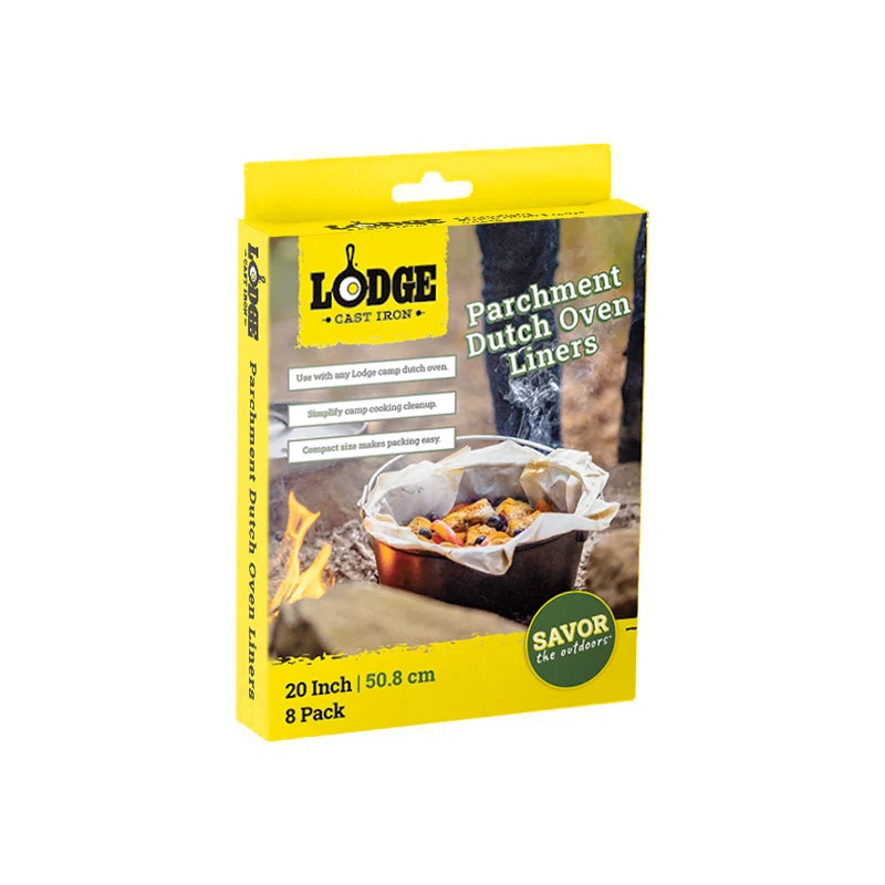 Lodge Dutch Oven Liners, 20", Parchment Paper, (8-pack), FINAL SALE