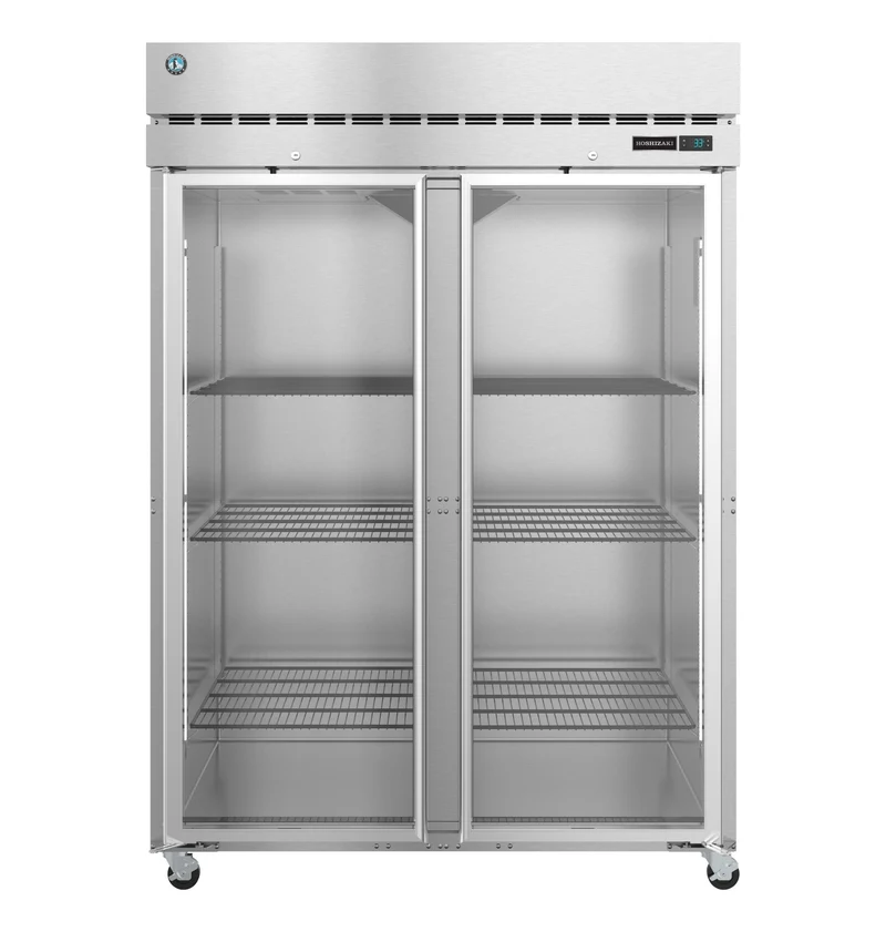 Hoshizaki F2A-FG Steelheart Series Double Glass Door Freezer, 55", 115/60/1