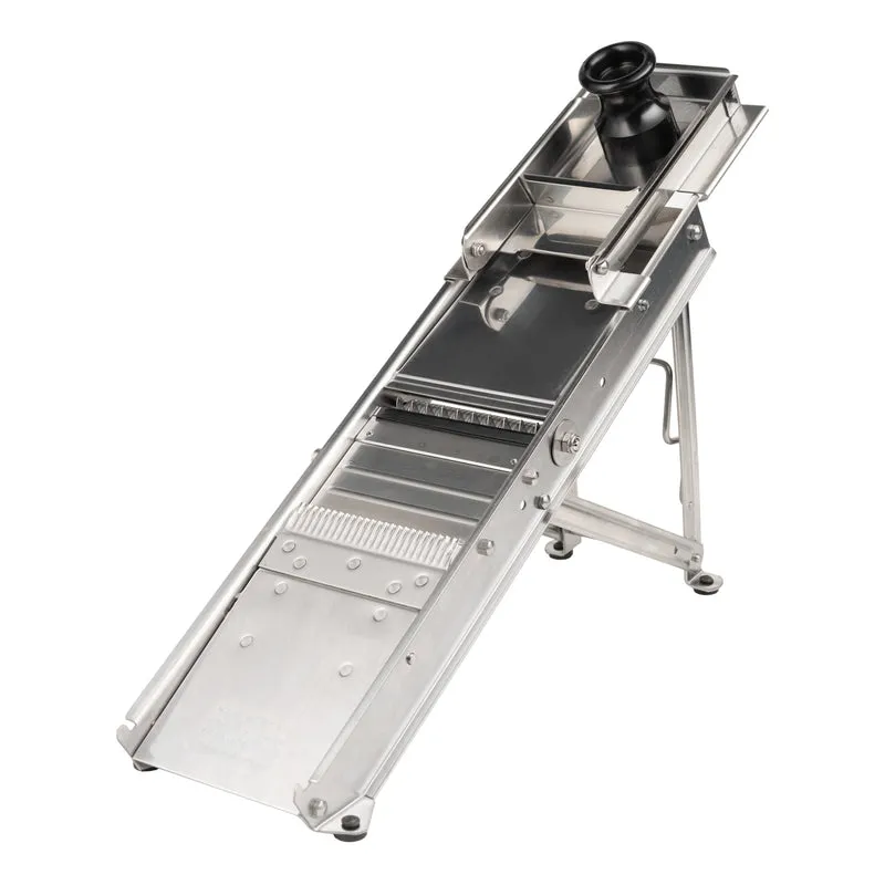 Bron Coucke Professional Mandoline, 2 Blades, Stainless Steel Guard