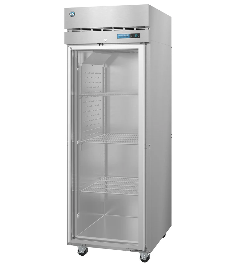 Hoshizaki R1A-FG Steelheart Series Single Glass Door Reach-In Refrigerator, 27", 115 V